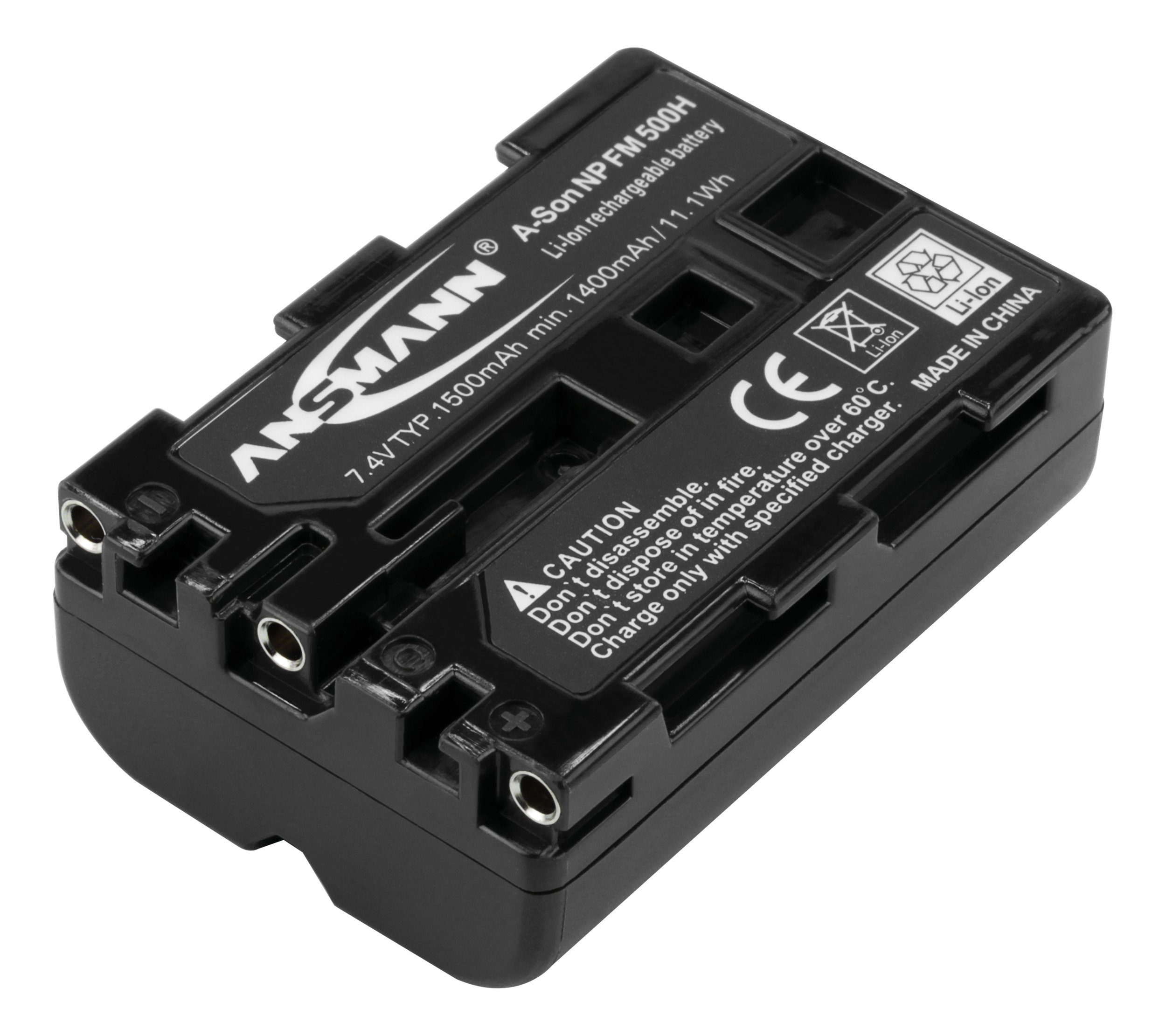 ANSMANN® Akkupack A-Son NP FM 500 H Ersatz für Kamera Sony Alpha SLT… 5044503 Kamera-Akku 1600 mAh (7.4 V)