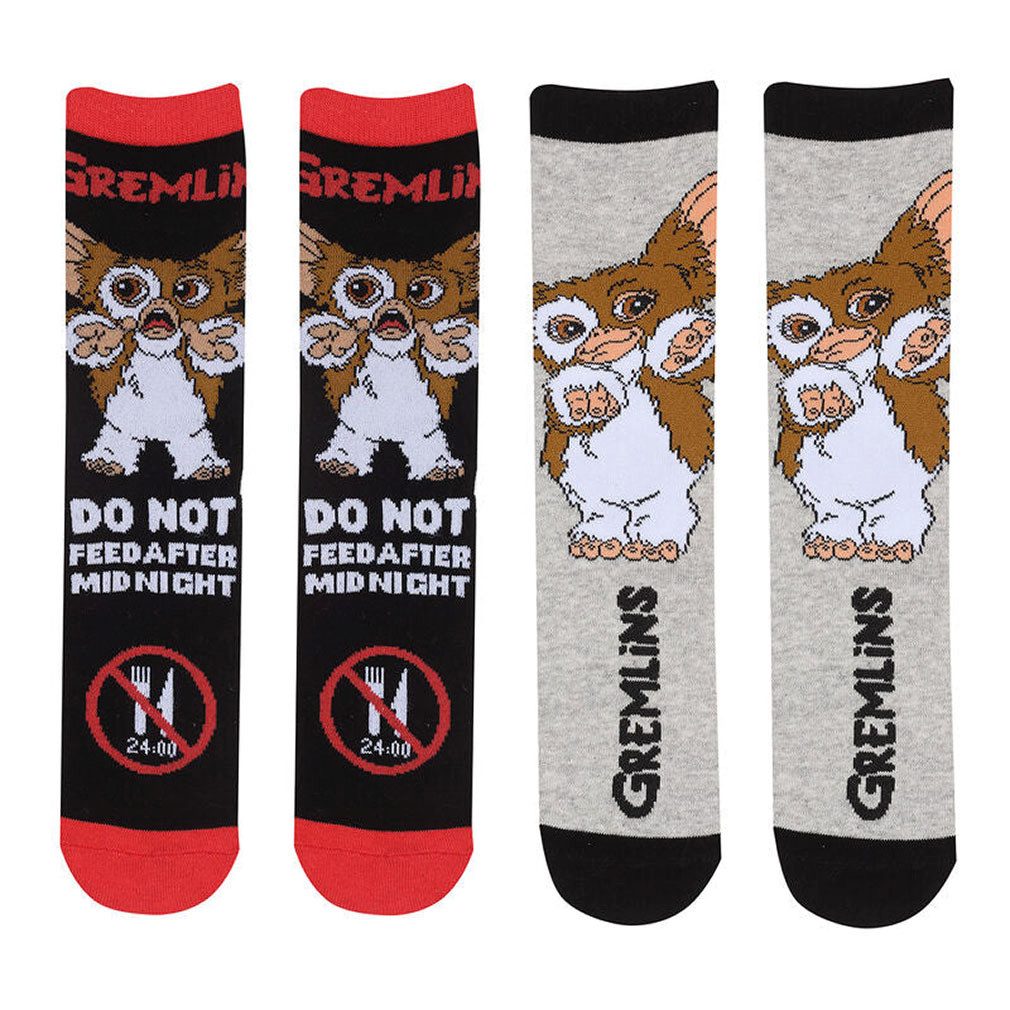 Gremlins Freizeitsocken Gizmo 2-Paar Strümpfe Retro Kult Nicht Füttern