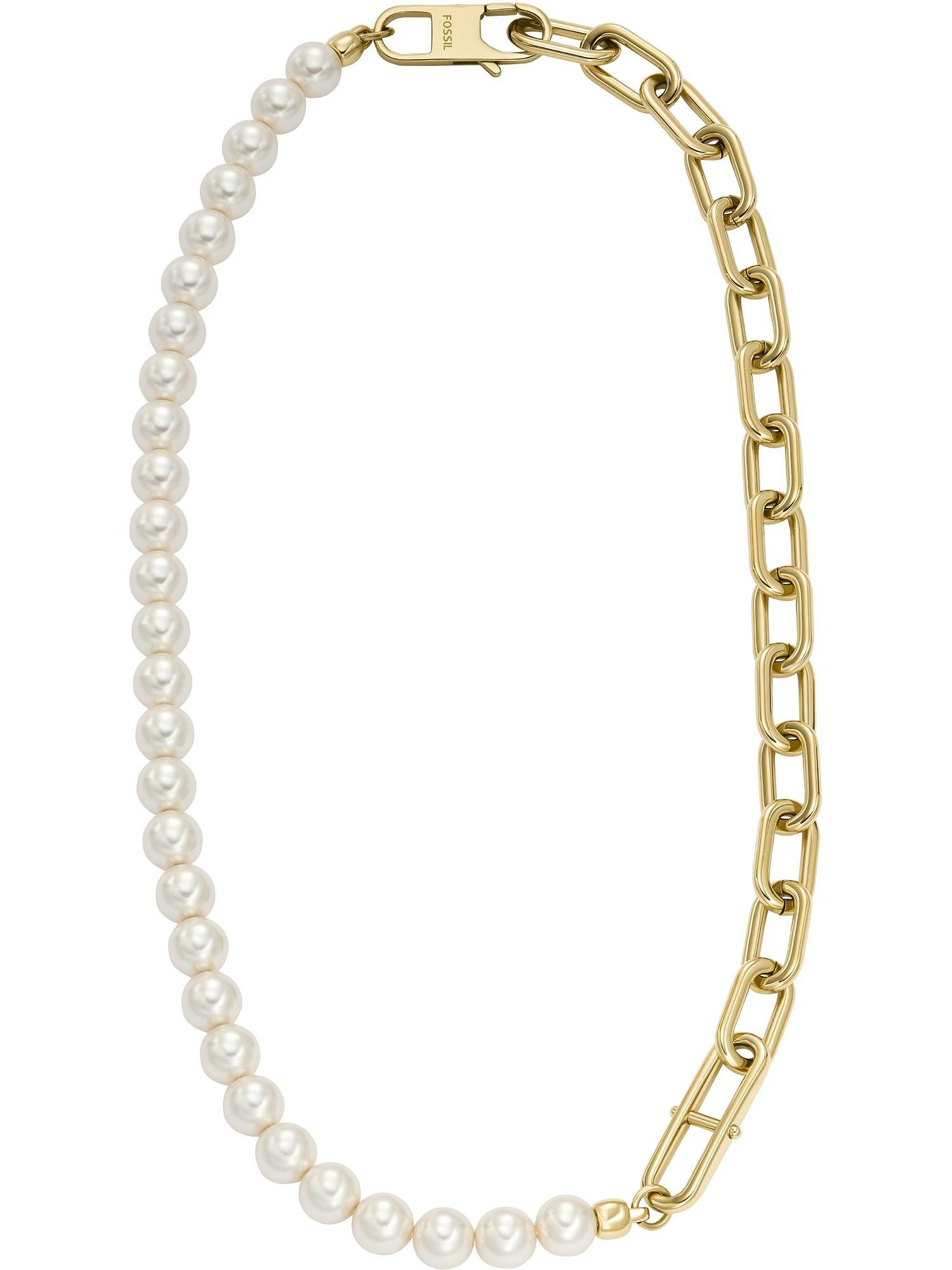 Fossil Collier Fossil Damen-Kette Edelst...