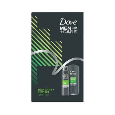 Unilever Deo-Zerstäuber Dove Men+Care Extra Fresh Geschenkset (Deo-Spray 150ml+Duschgel 400ml)