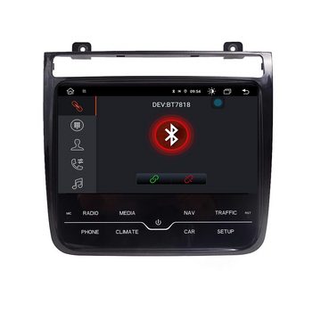 TAFFIO Für VW Touareg RCD510 RCD550 9" Touchscreen Android Autoradio CarPlay Einbau-Navigationsgerät