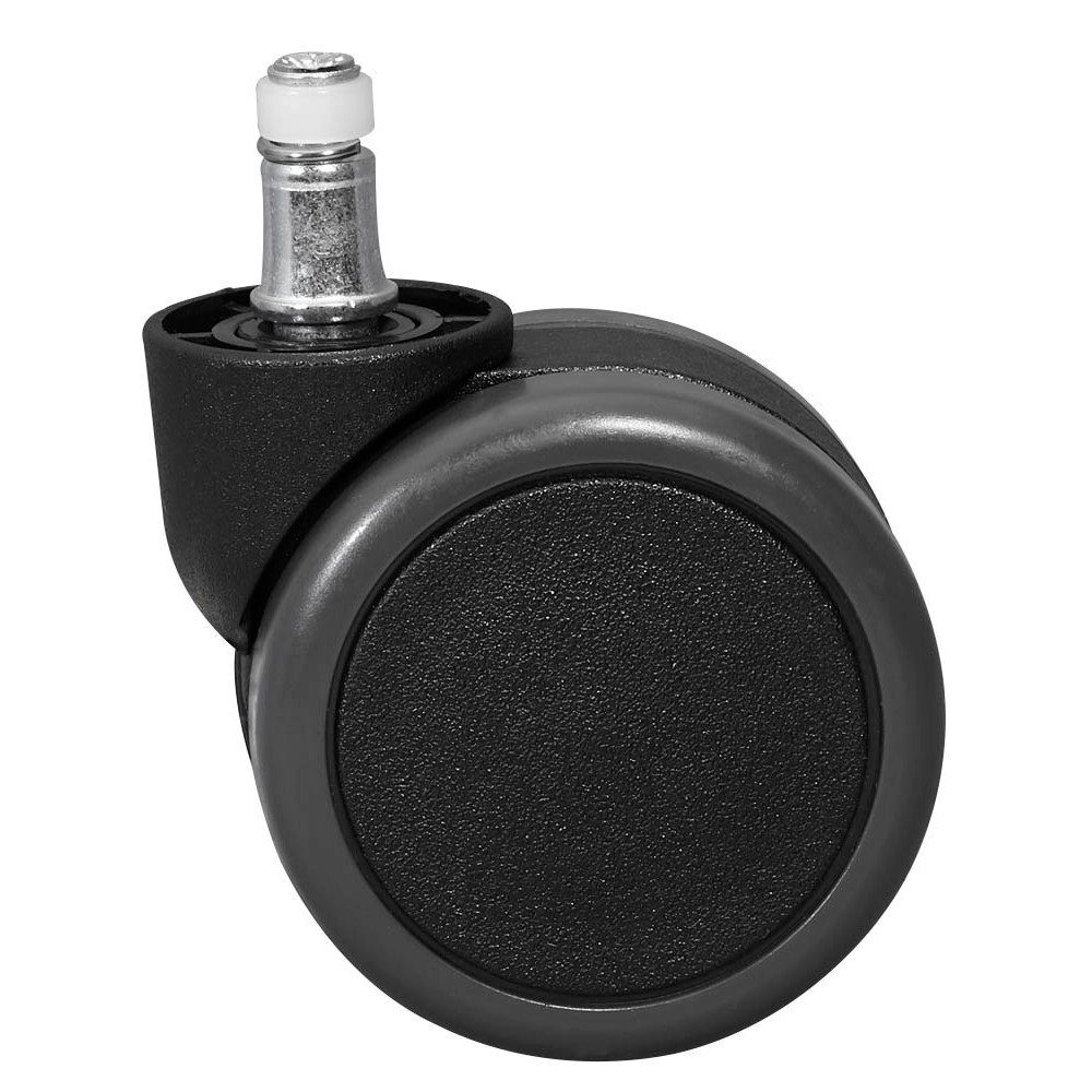 Nowy Styl Stuhlrolle 5 Stuhlrollen Ersatzrollen für harte Böden 24x11x65mm