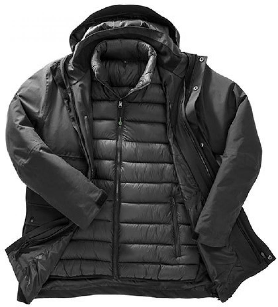 Outdoorjacke Unisex Recycled 3-In-1 Padded Ripstop Jacke