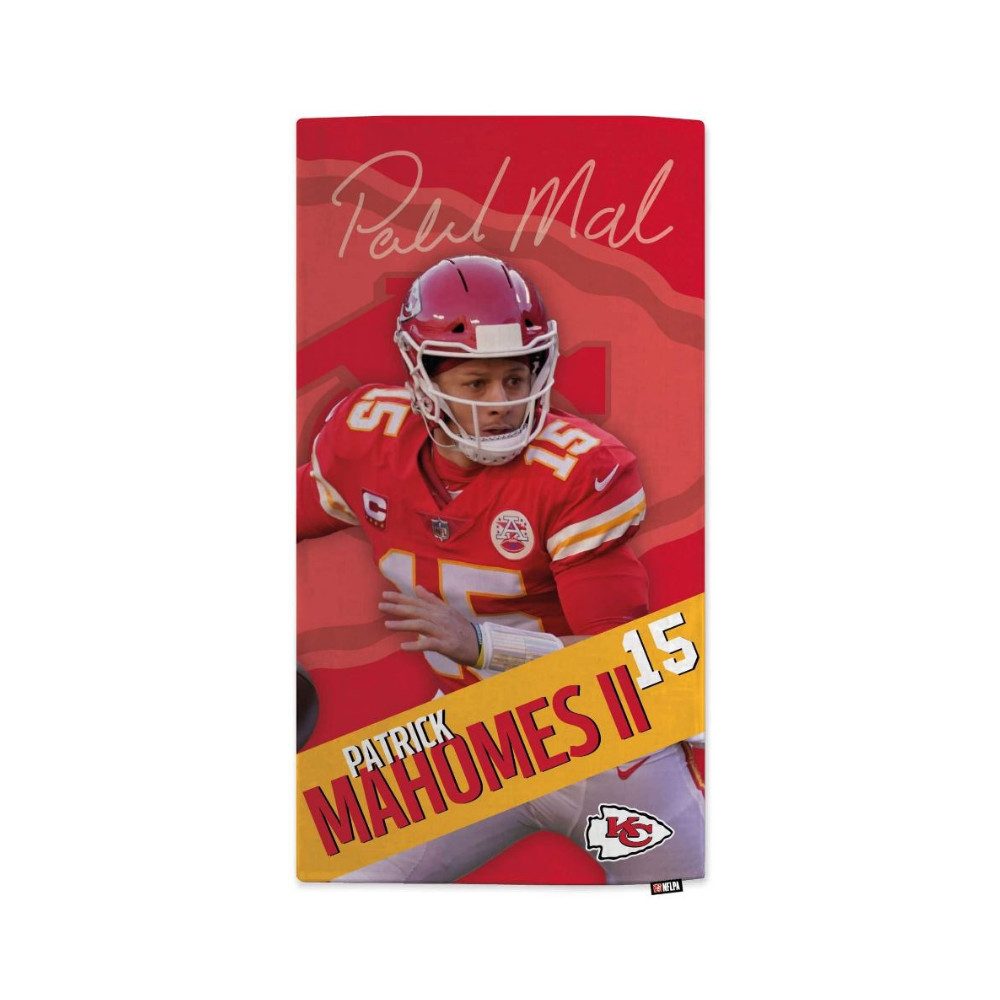 Kansas City Chiefs Badetuch NFLPA Patrick Mahomes - Beach Towel - MOTION