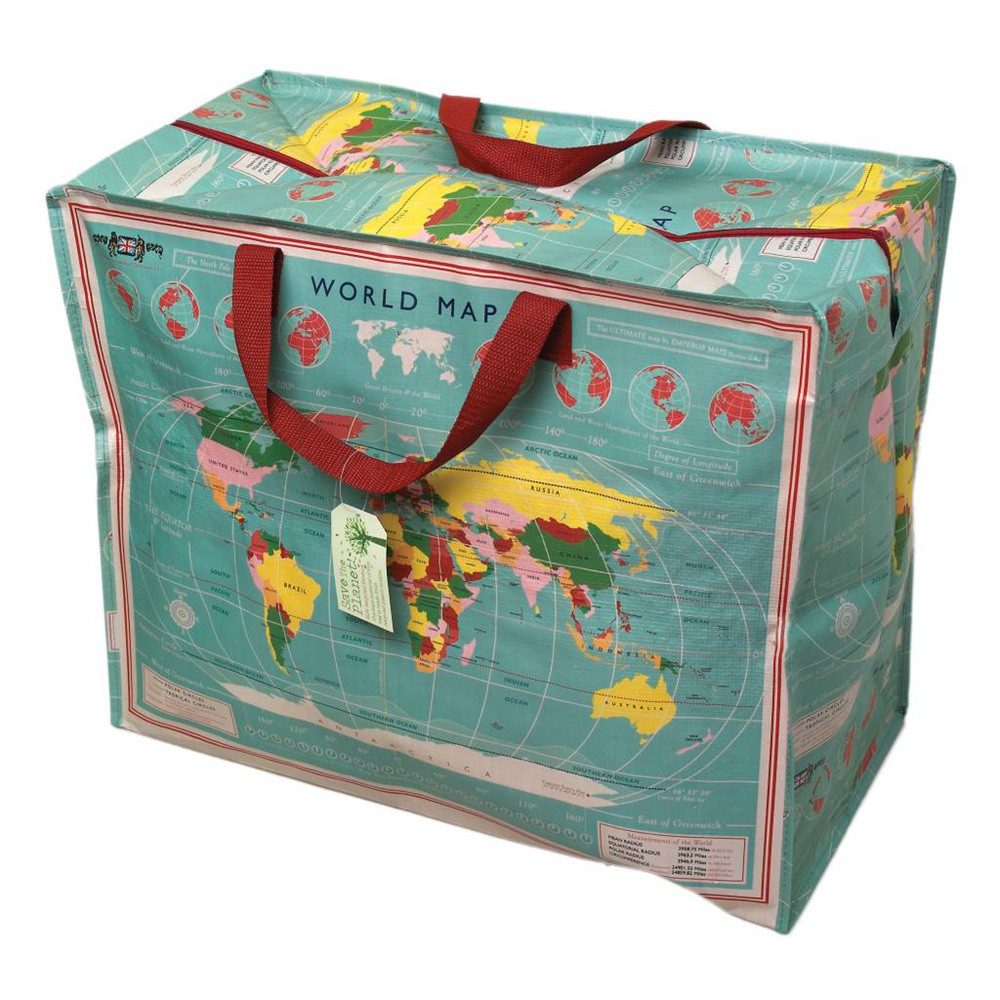 Rex London Aufbewahrungstasche XXL Tasche Allzwecktasche (Jumbotasche, 1-tlg., ca. 55 x 48 x 28 cm / 74 Liter), Riesentasche mit Reißverschluss