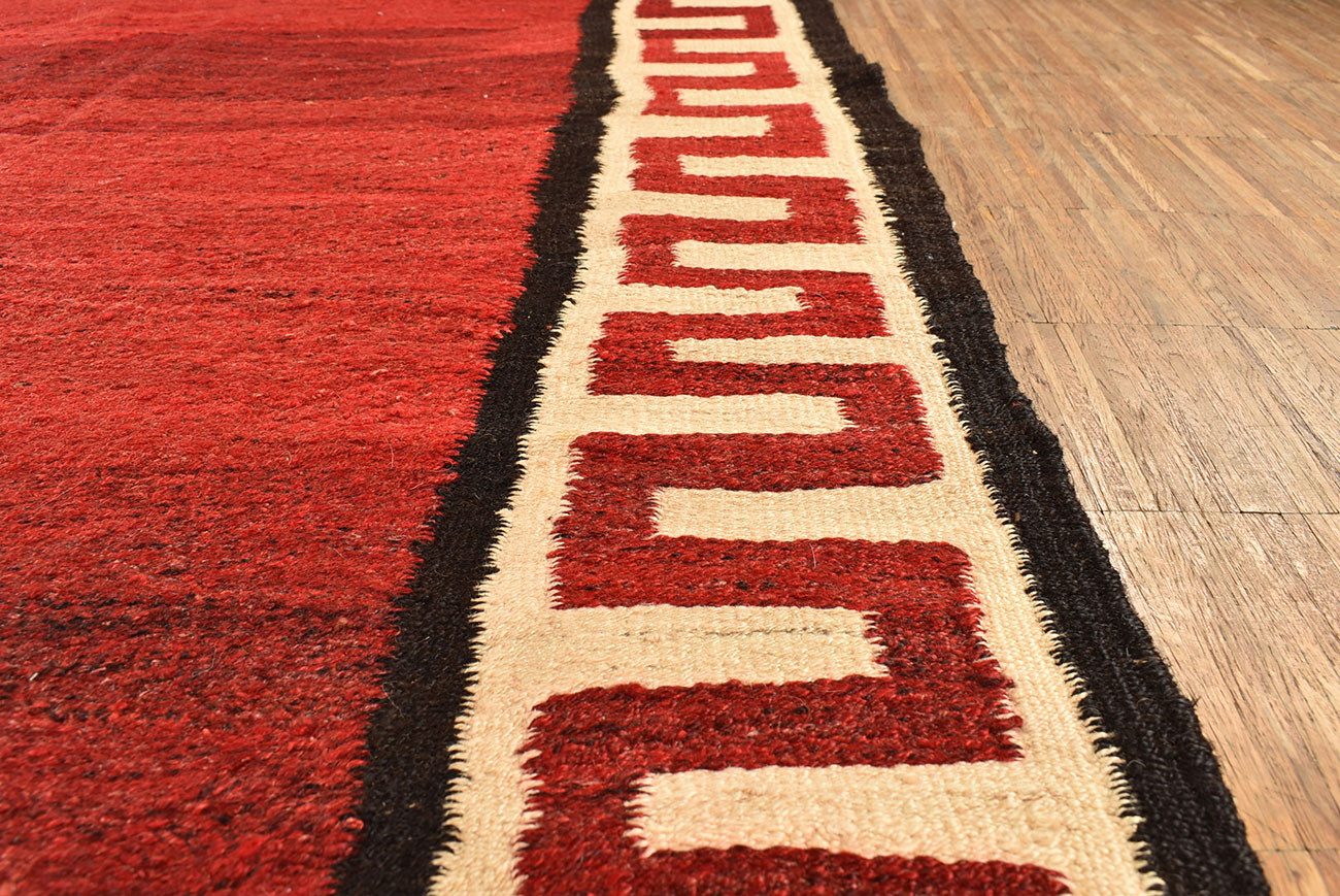 KUHFELL online & NOMAD Orientteppich Vintage Nomaden Teppich Kelim 260 x 145 cm, 100% Wolle, Handgefertigt, Pflanzliche Farben