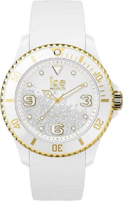 ice-watch Quarzuhr, Ice-Watch - ICE crystal White gold (Medium)