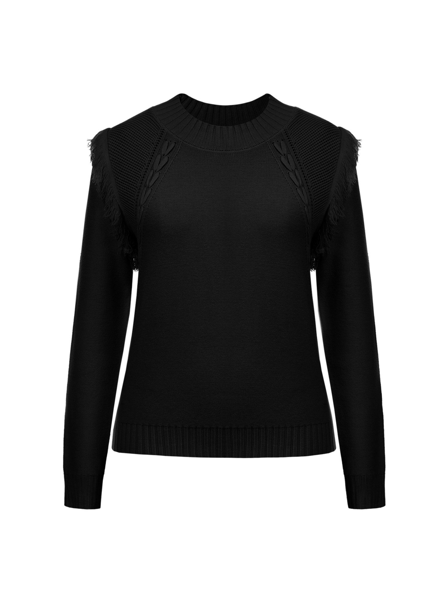 Imily Bela Sweater Damen Boho-Pullover (Packung, 1-tlg., 1per-Pack) Vollton günstig online kaufen