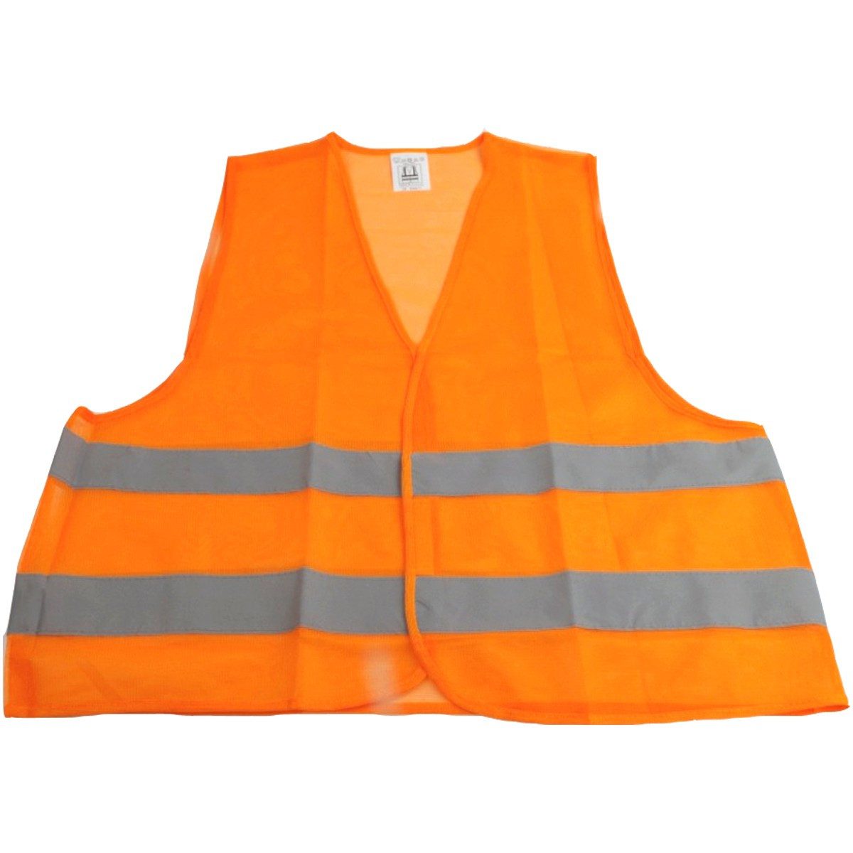 Warnweste Signalweste Warnweste Orange EN471 Sicherheits- & Pannenweste (1-tlg) mit Klettverschluss