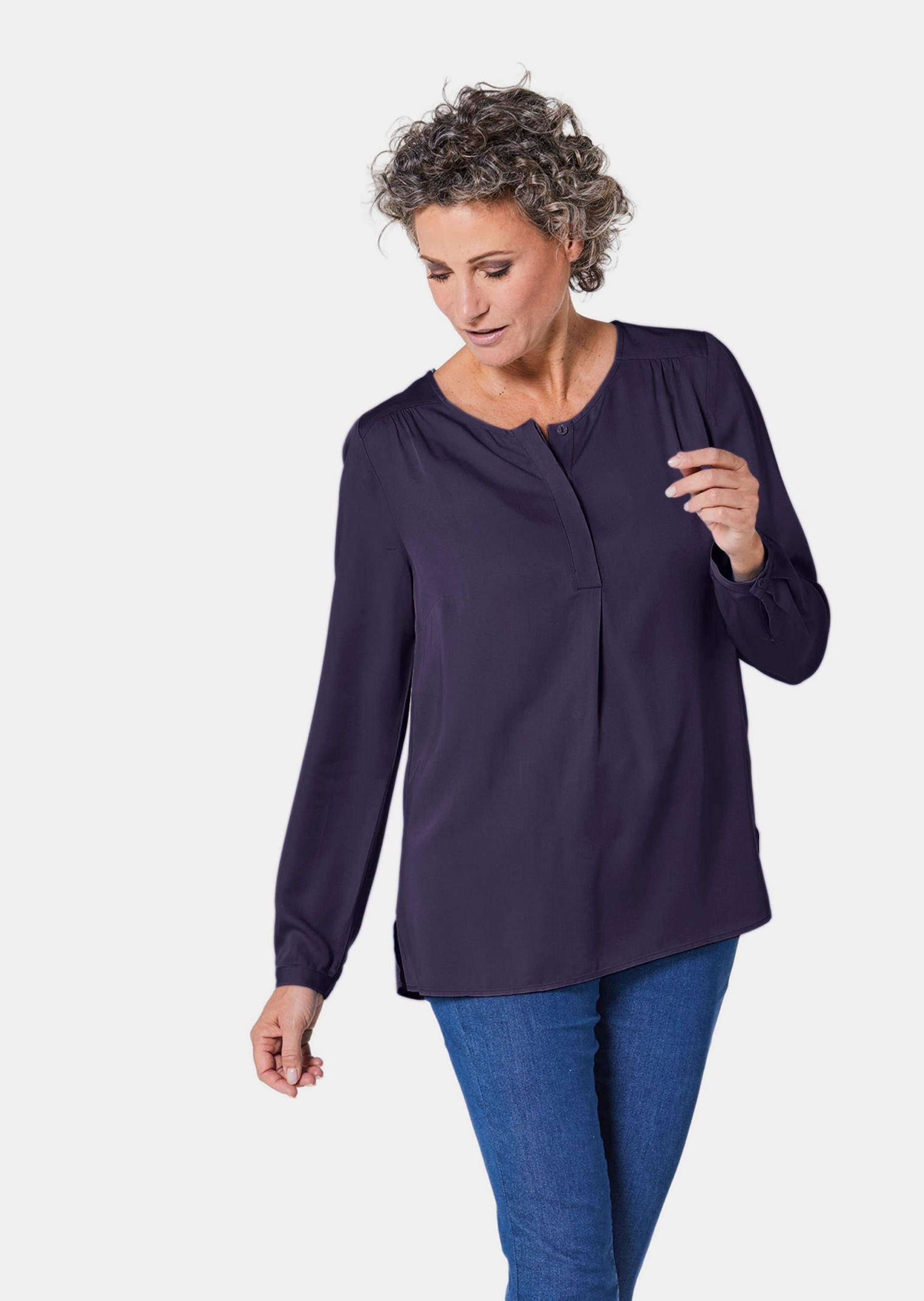 GOLDNER Schlupfbluse Figurschmeichelnde Schlupfbluse mit modischer günstig online kaufen