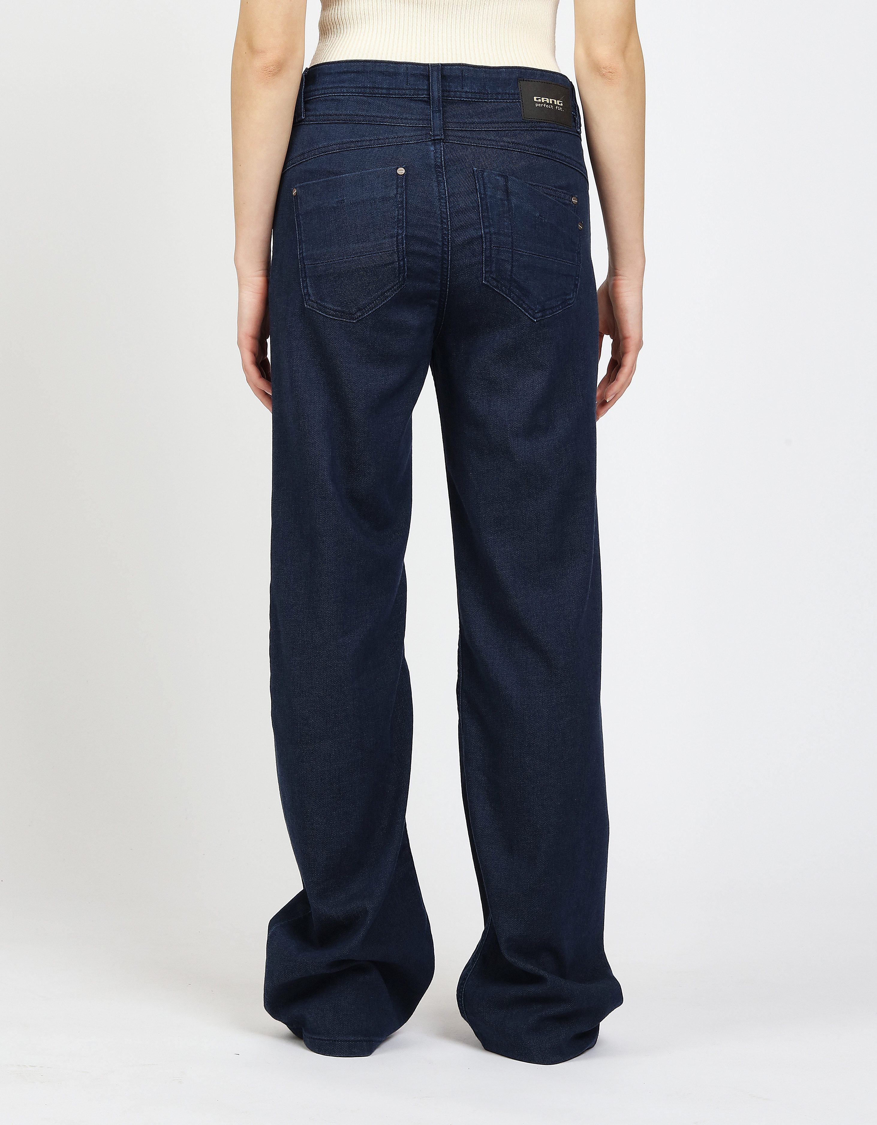 GANG 5-Pocket-Jeans 94AMELIE WIDE aus weichem SWEAT Denim günstig online kaufen
