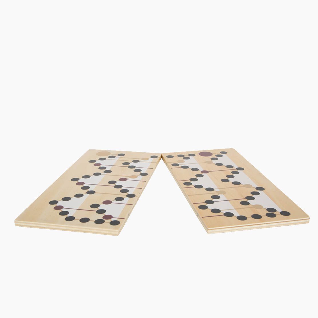 small foot GmbH & Co. KG Spielesammlung Ludo und Leiterspiel Gold Edition, kinderspiel, Ludo auf der einen, Schlangen & Leitern auf der anderen Seite