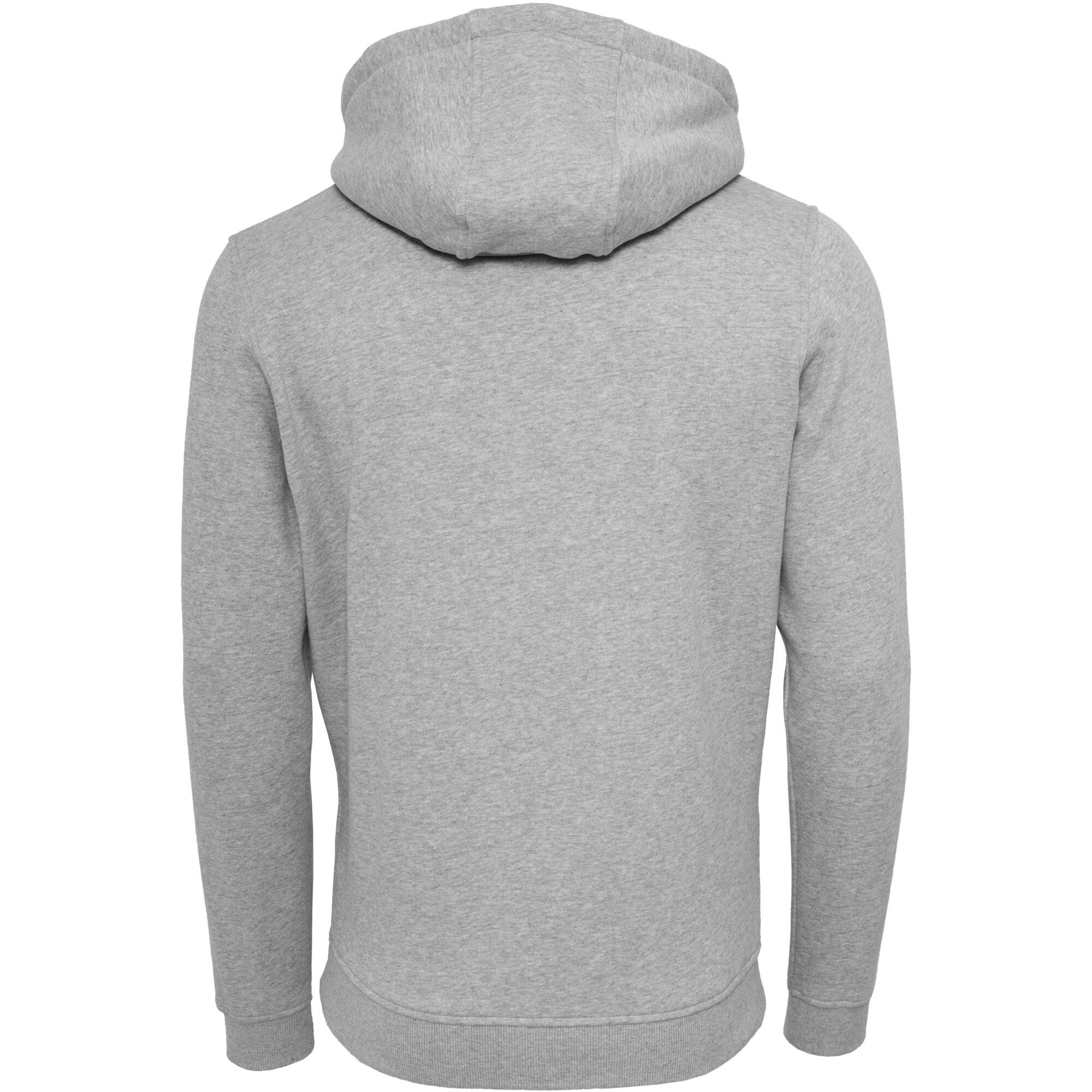 Tee Hoody Herren (1-tlg) heathergrey Mister MisterTee Sweater