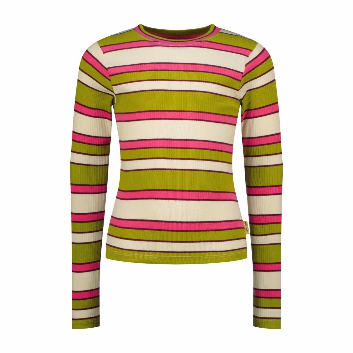 Vingino Langarmshirt Langarmshirt mit Streifenmuster aus Baumwollmix