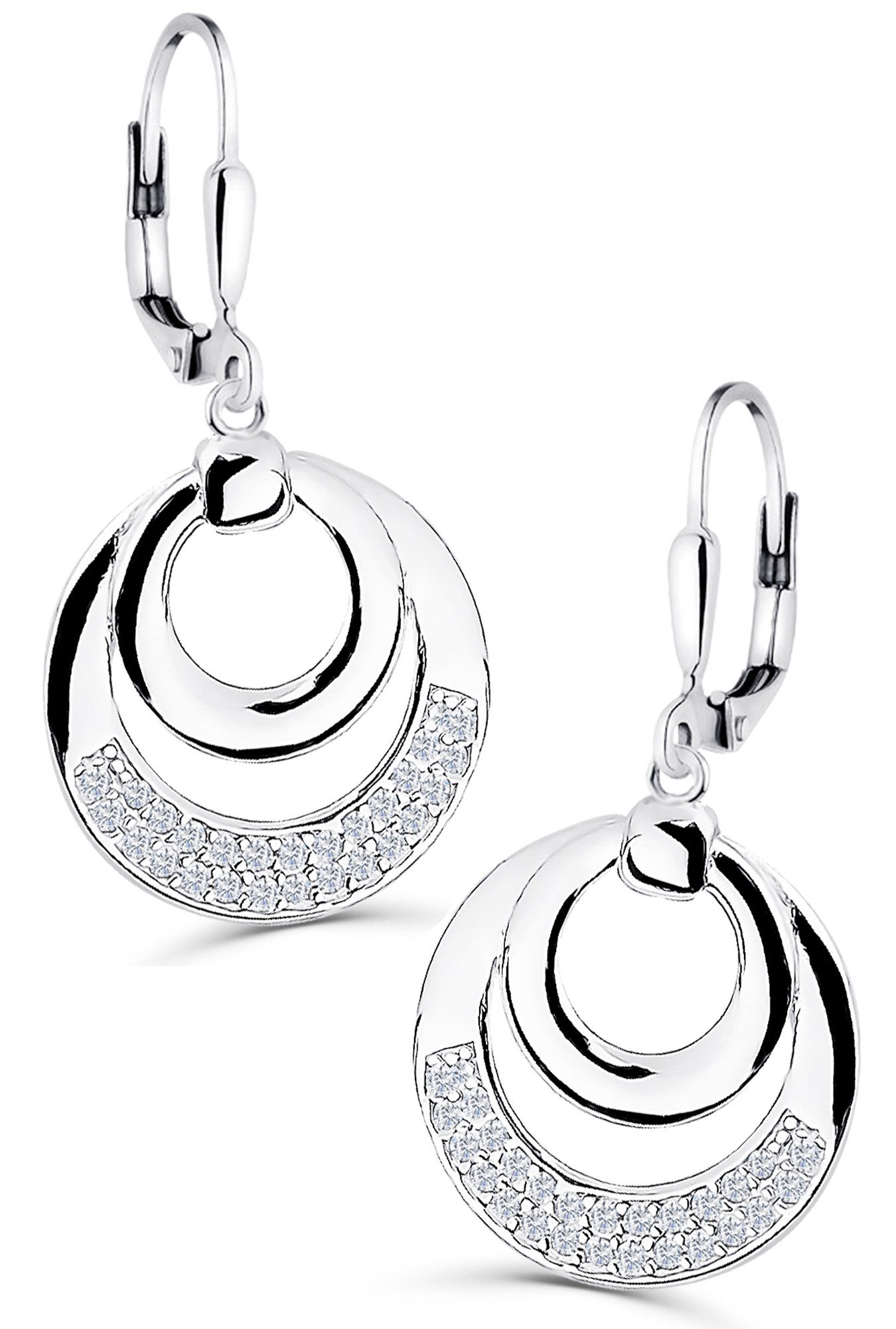 Limana Paar Ohrhänger Hängende Ohrringe 925 Silber Frauen Damen Brisur Gesc günstig online kaufen