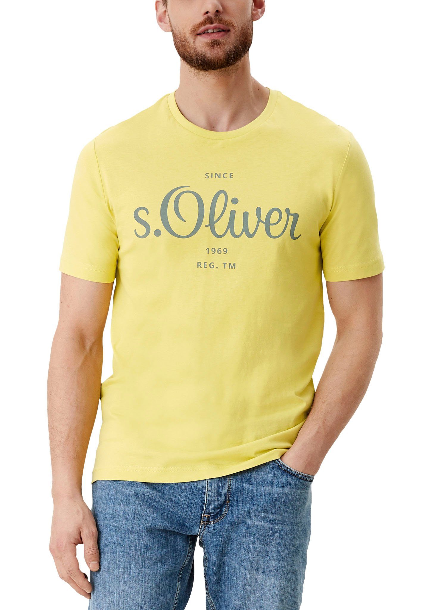 s.Oliver T-Shirt mit markantem Logo-Print kaufen | OTTO