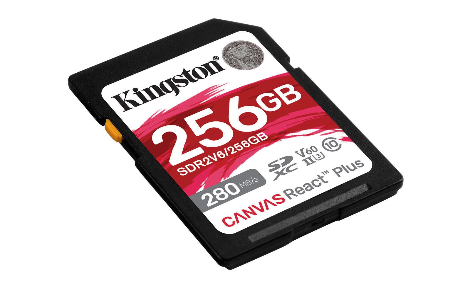 Kingston 256GB Canvas React Plus SDXC UHS-II 280R/150W U3 V Speicherkarte