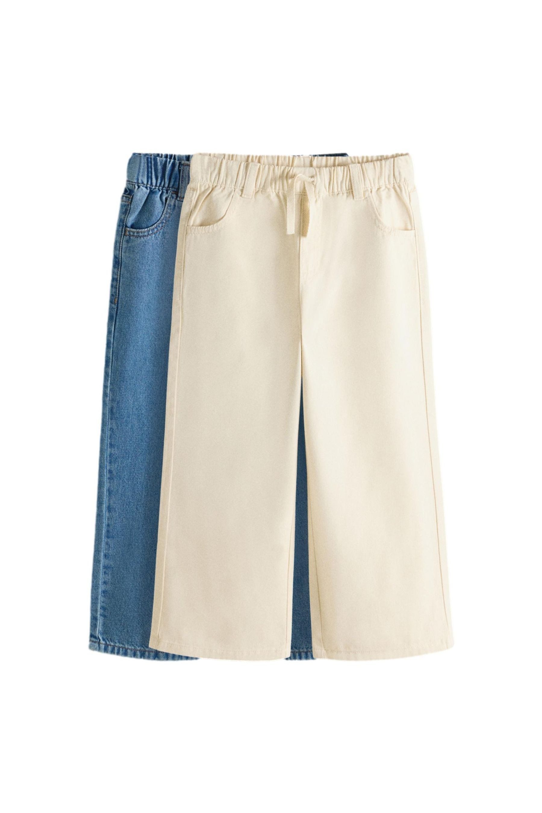 The Set Schlupfjeans The Set Jeans mit elastischem Bund, 2er-Pack (2-tlg)