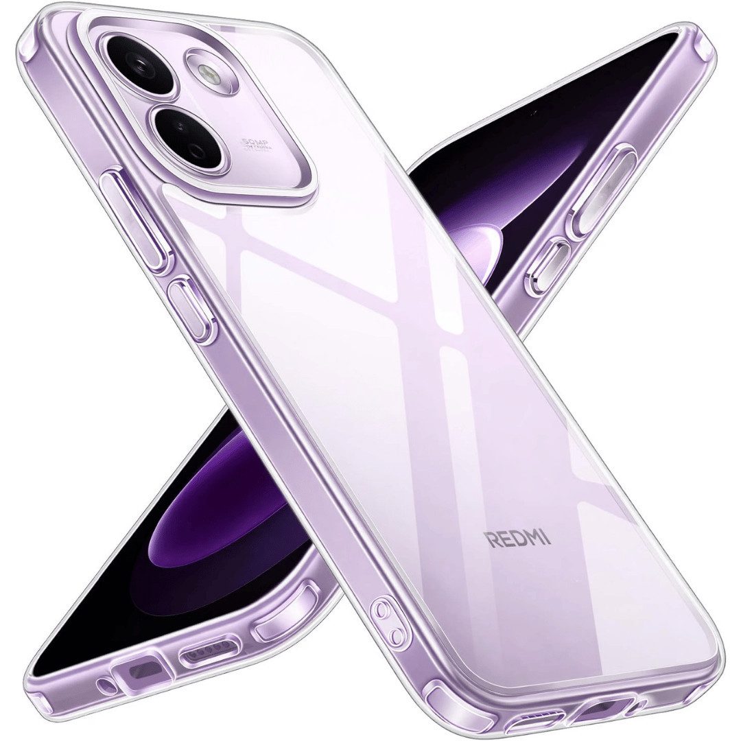 SmartUP Smartphone-Hülle für Xiaomi Redmi Note 17 Pro Max 5G Transparent Silikon Slim Case Klar 6,83, integrierter Kameraschutz, präzise Aussparungen