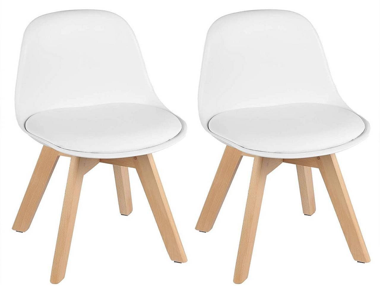 Woltu Stuhl (2 St), Kinderstühle mit Holzbeinen, Massivholz, 33,5 x 56 x 35 günstig online kaufen