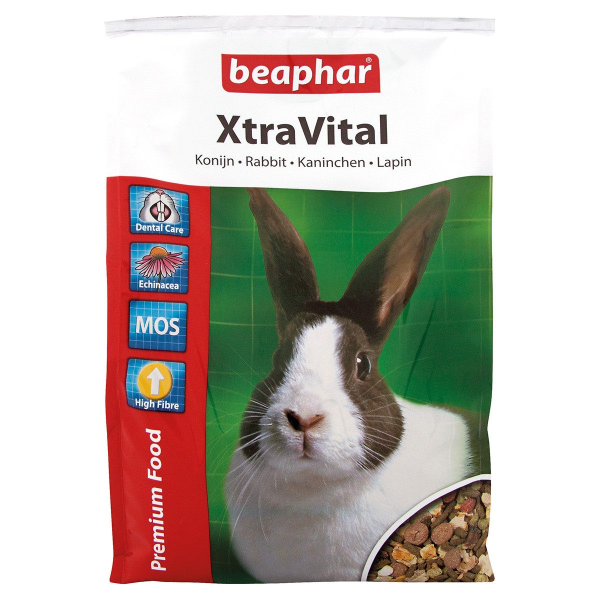 beaphar XtraVital Kaninchen Futter 2,5 kg, für: Kleintier