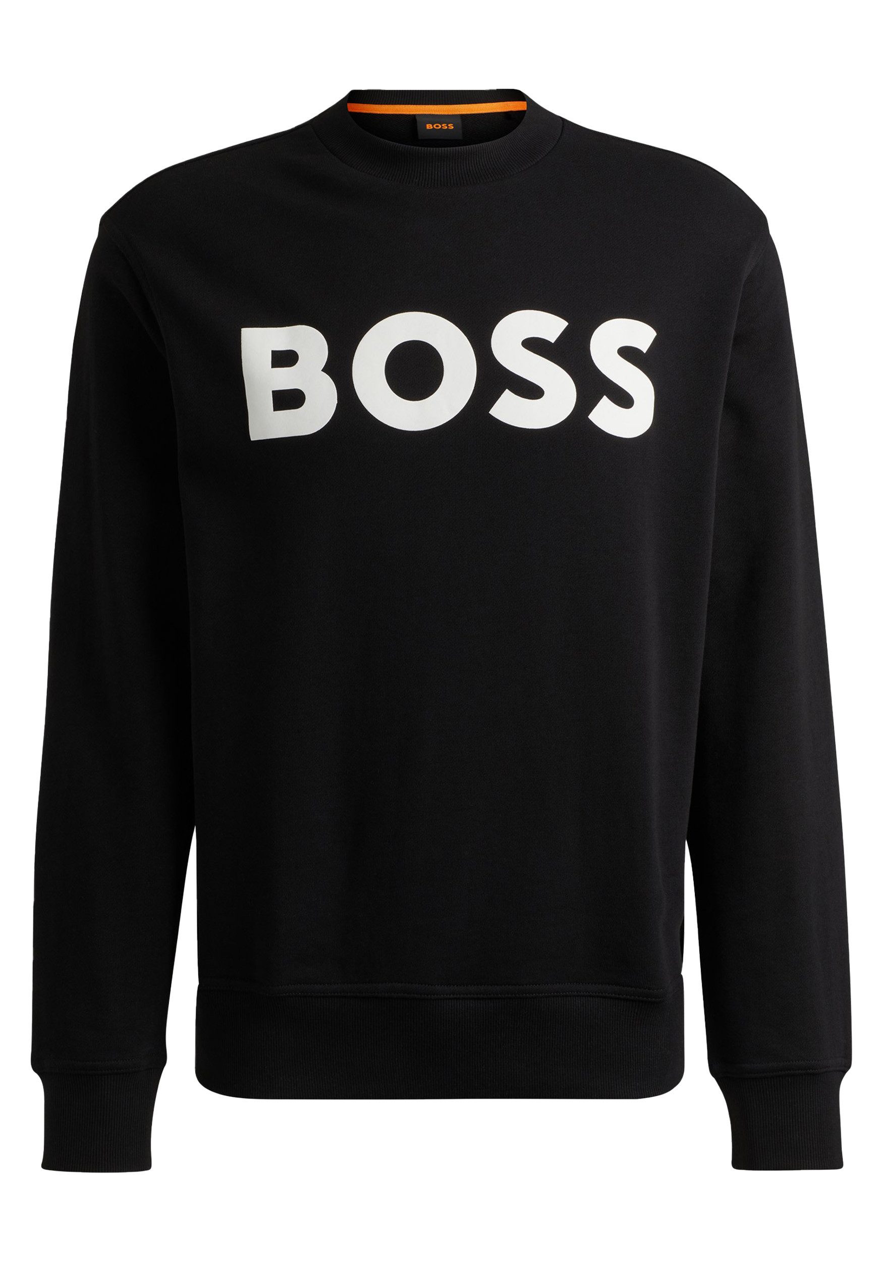 BOSS Sweatshirt WeBasicCrew Herren Пуловеры Rundhals mit Print, Weiche Innenseite