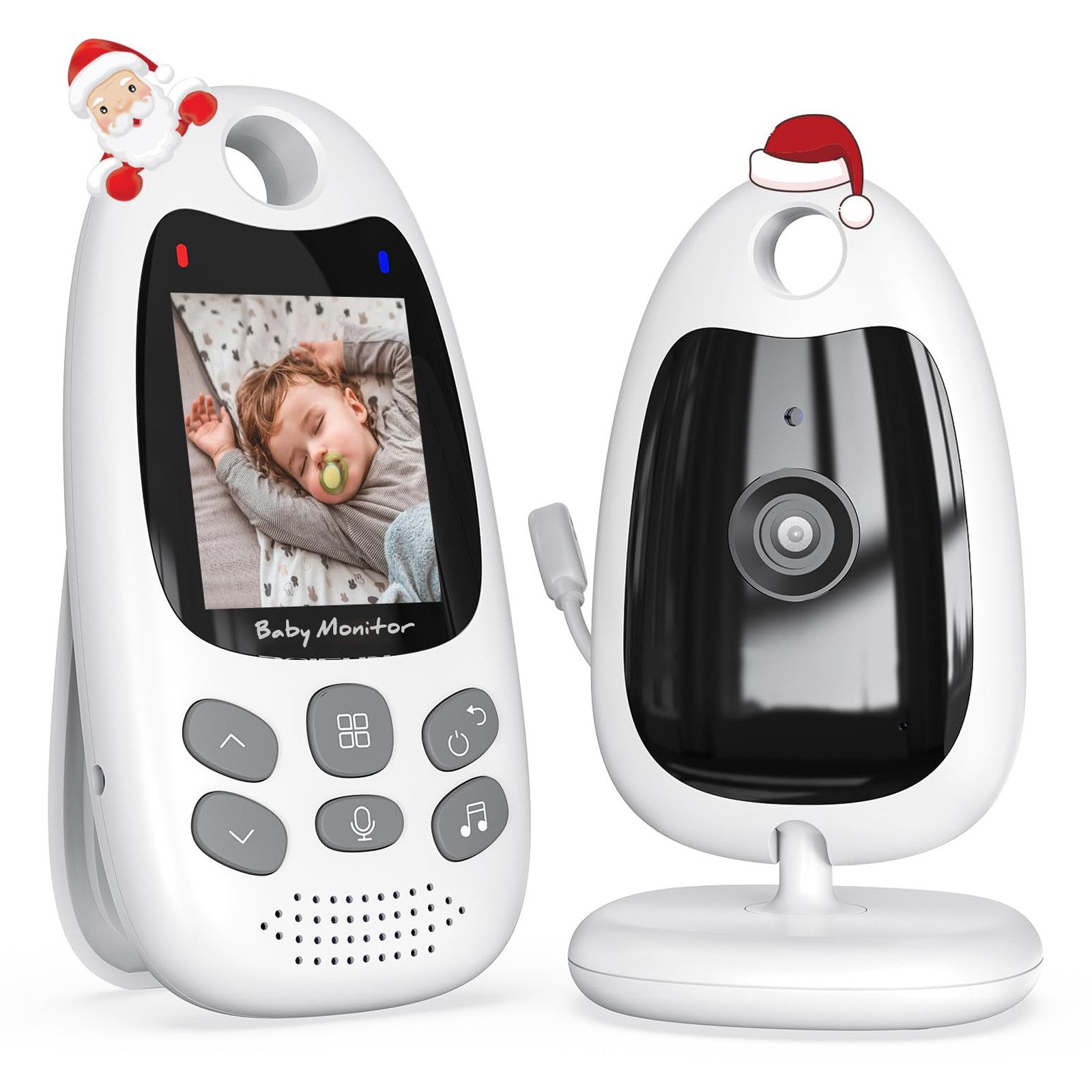 Babyphone Babyphone mit Kamera Tragbares Vox-Funktion Temperatursensor