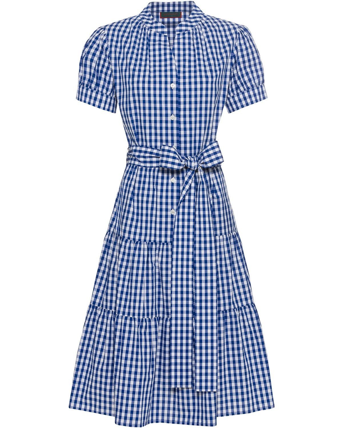 Vichy-Karo Reitmayer Trachtenkleid mit Halbarm-Kleid