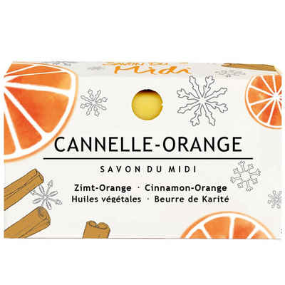 Savon du Midi Handseife Canelle-Orange Karité-Seife, Orange, 100 g