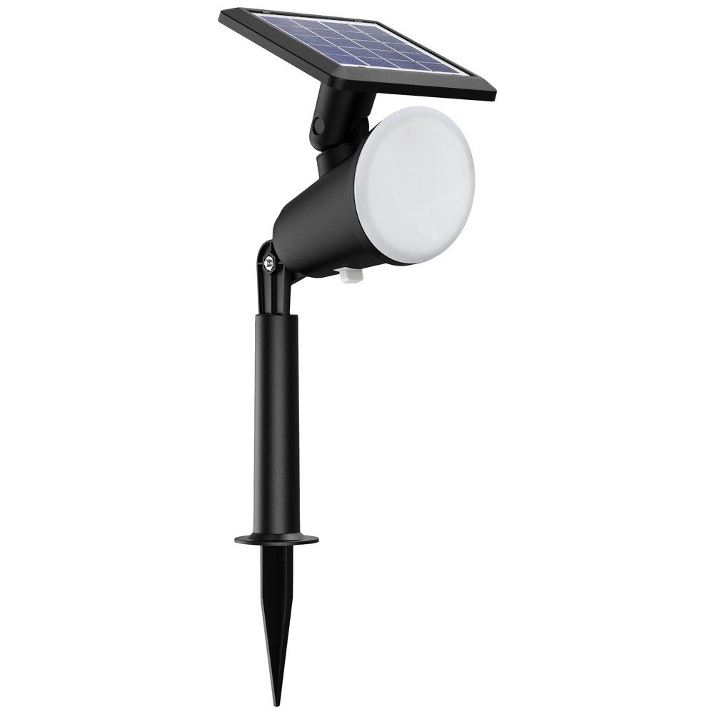 Philips Gartenleuchte Philips LED 8720169269132 Jivix Solar-Gartenstrahler LED Schwarz