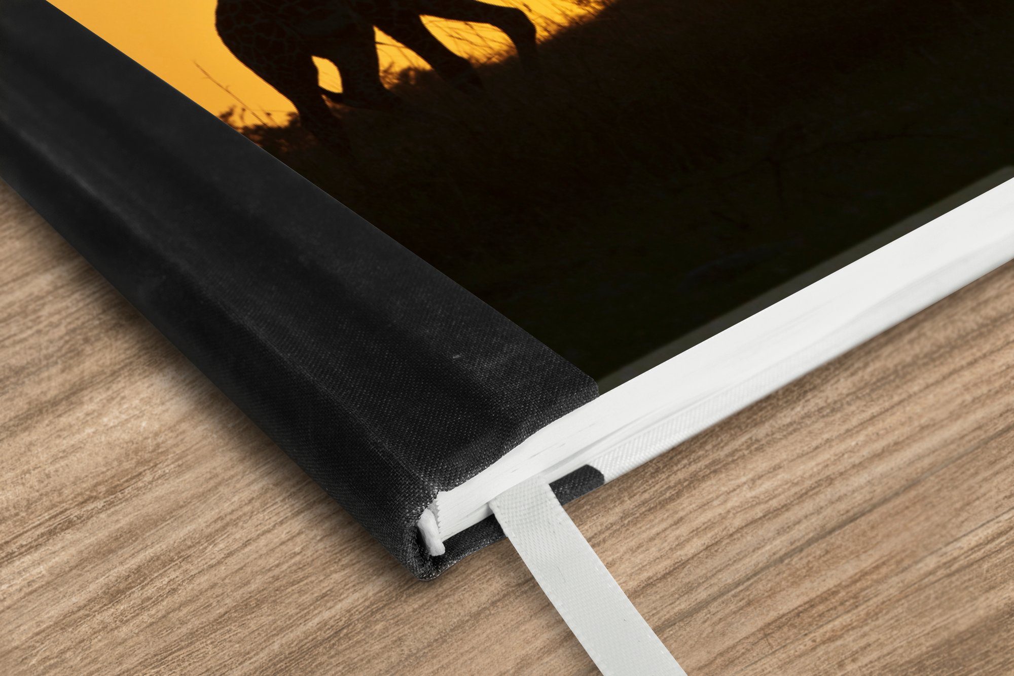 Thumbnail - MuchoWow Notizbuch Giraffe - Scherenschnitt - Kalb, Notebook, Notizblock a5, Tagebuch, Journal Liniert