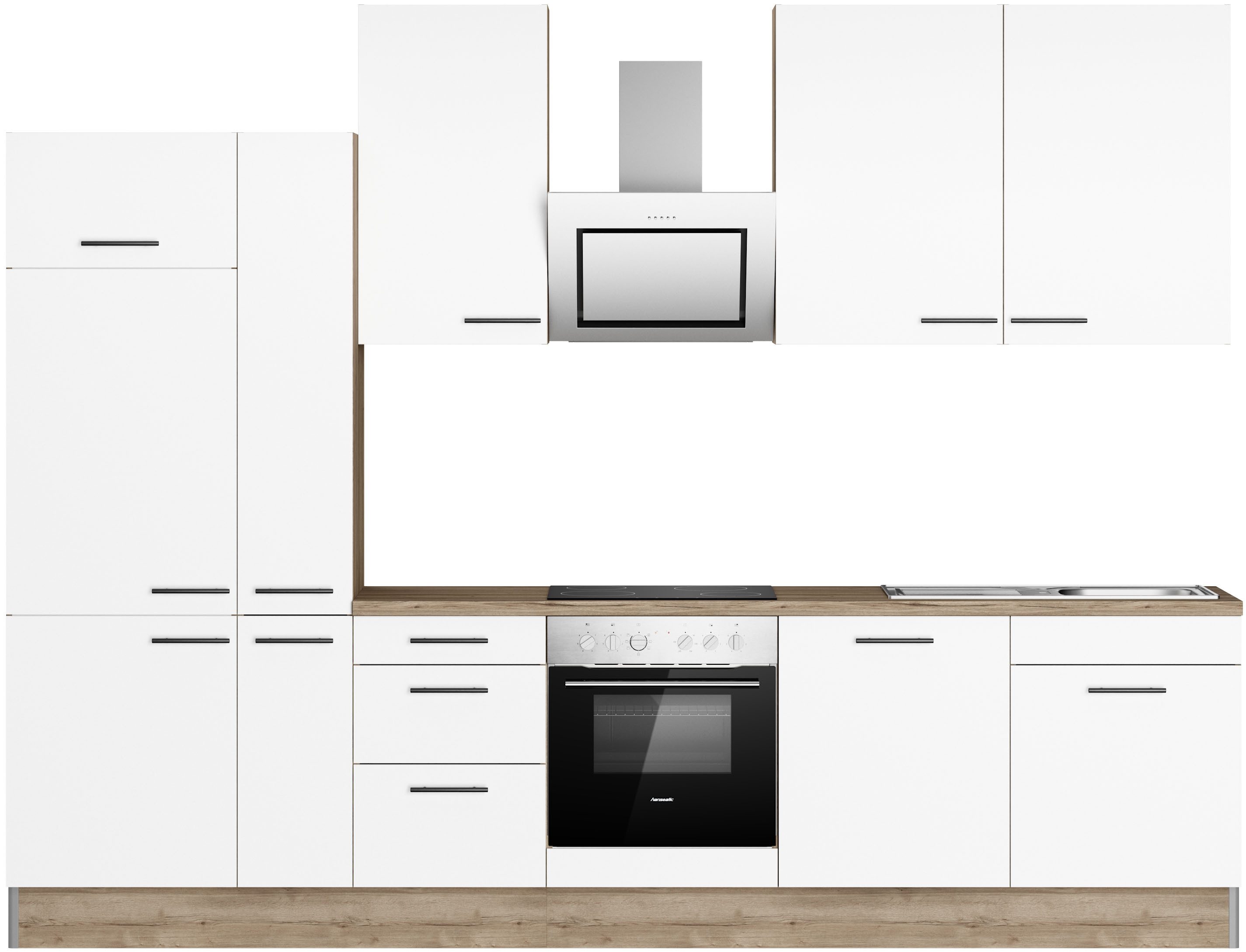 OPTIFIT Küchenzeile Fiona, Breite 320 cm, mit Hanseatic-E-Geräten,in Premiu günstig online kaufen