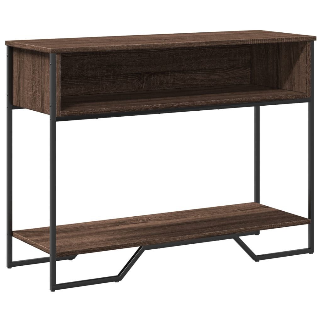 vidaXL Beistelltisch Konsolentisch Braun Eichen-Optik 100x35x74,5 günstig online kaufen