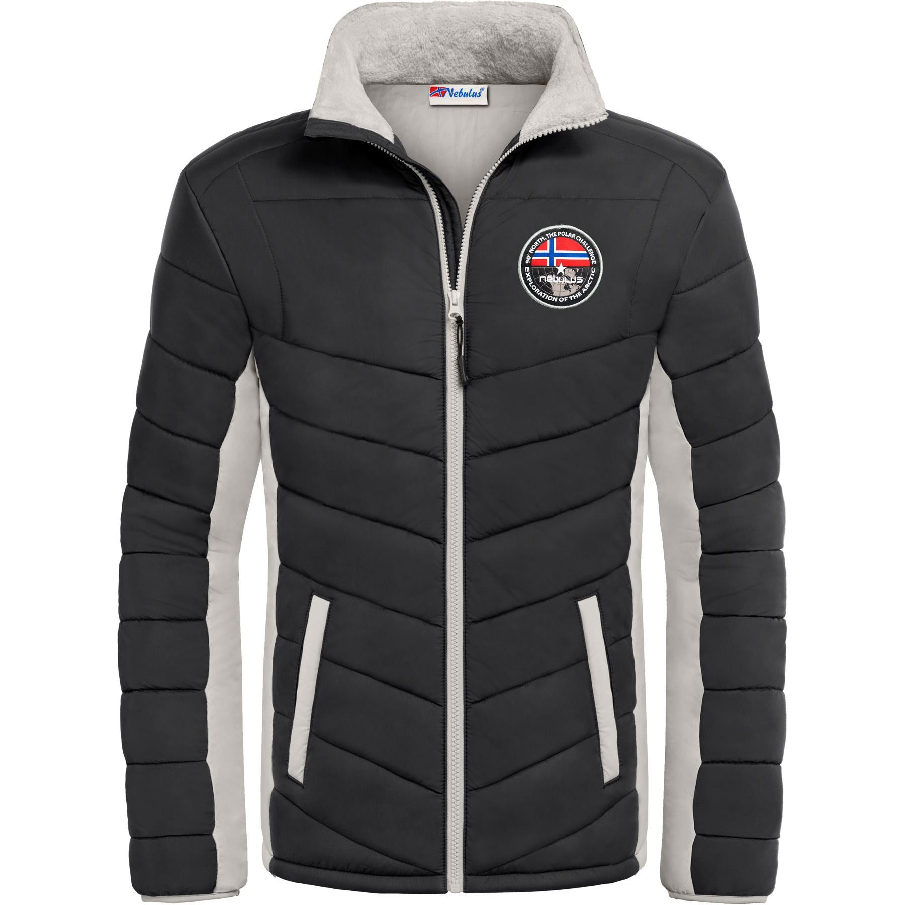 Nebulus Winterjacke GENIUS, P5852 - Herren, schwarz-grau, L
