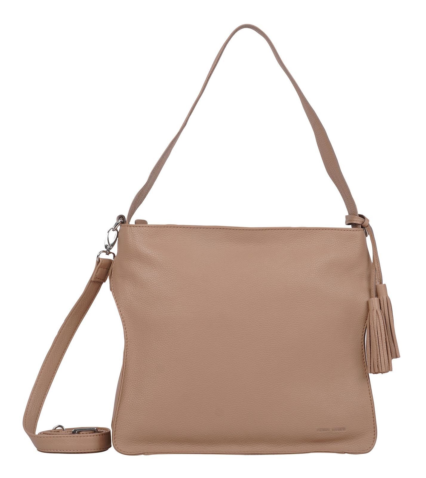 GERRY WEBER Schultertasche Cadiz, aus echtem Rindsleder