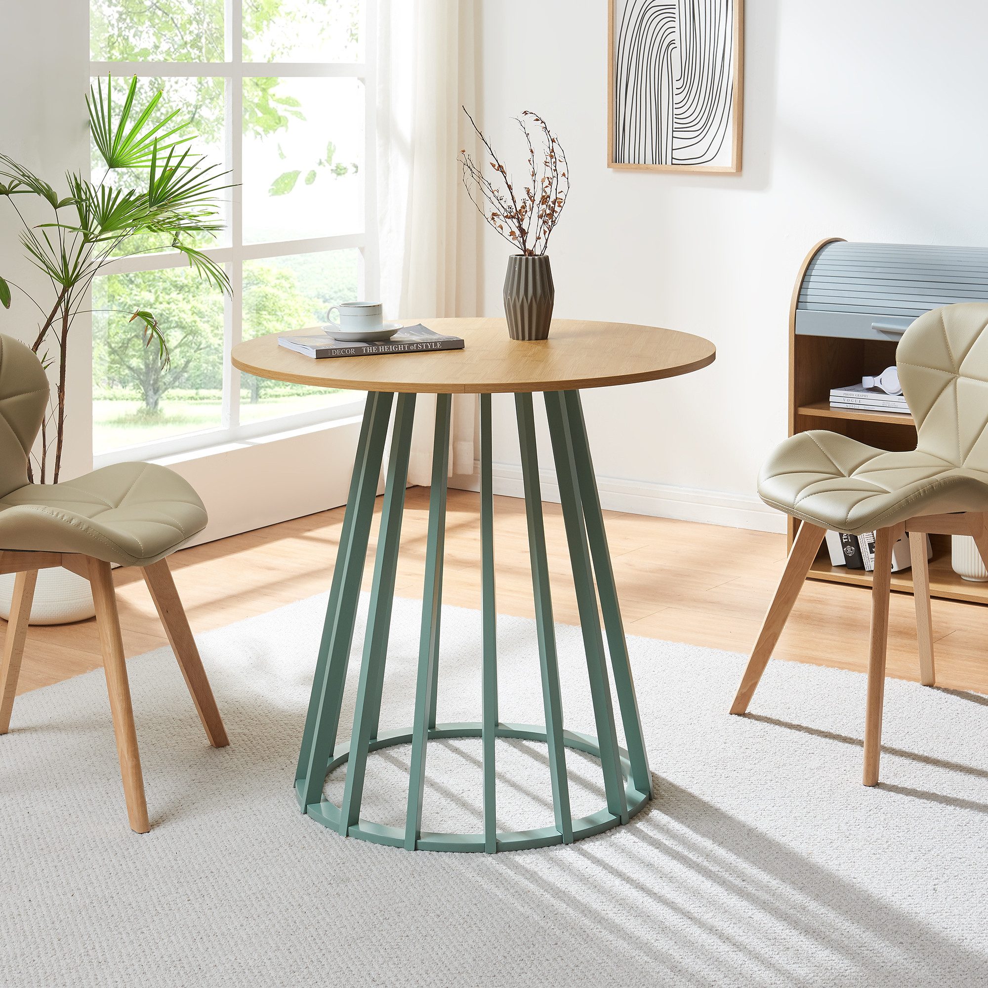 en.casa Esstisch, »Lensuu« 76 x Ø80 günstig online kaufen
