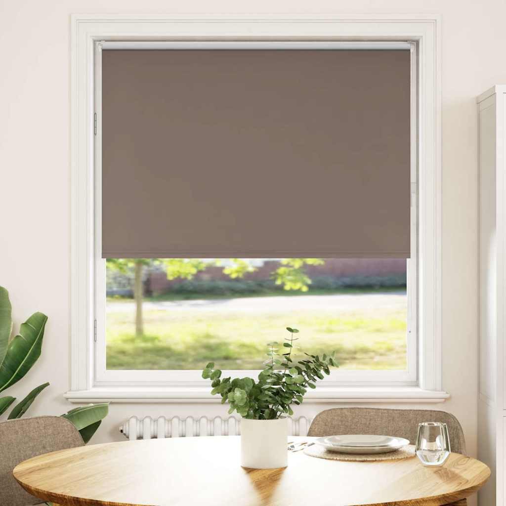 Verdunklungsrollo Verdunkelungsrollo 105x150 cm Kaffeebraun, furnicato, Bohrlose Montage mit Klemmträger für Fenster-Sichtschutzrollo