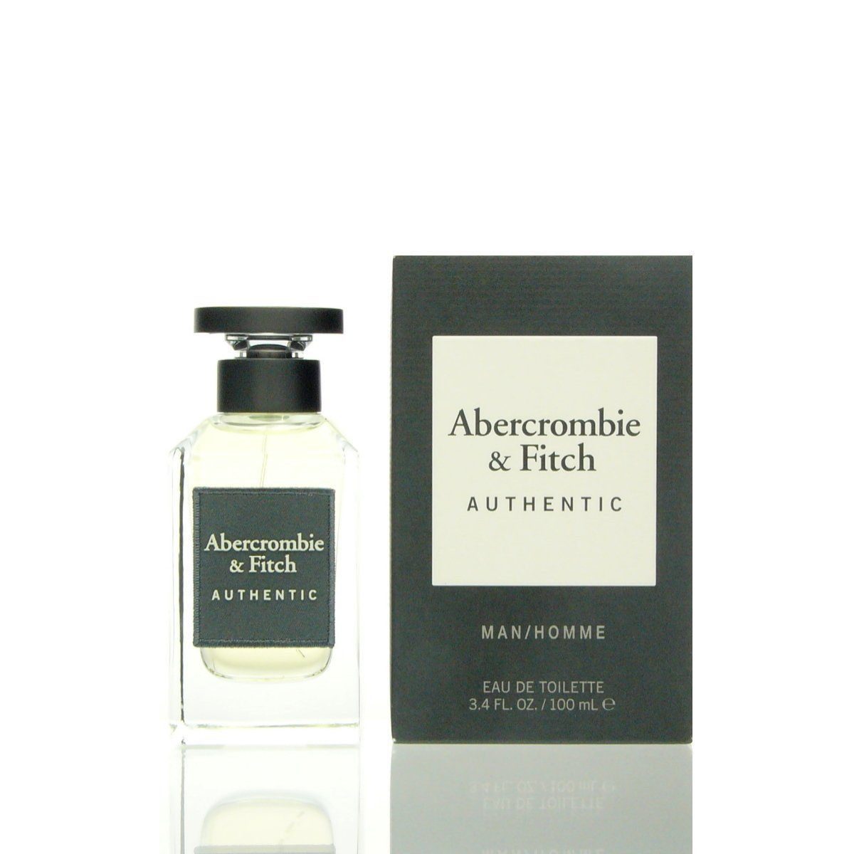 Abercrombie & Fitch Eau de Toilette Authentic Night Men, Glasflakon, Parfüm EDT, Herrenduft