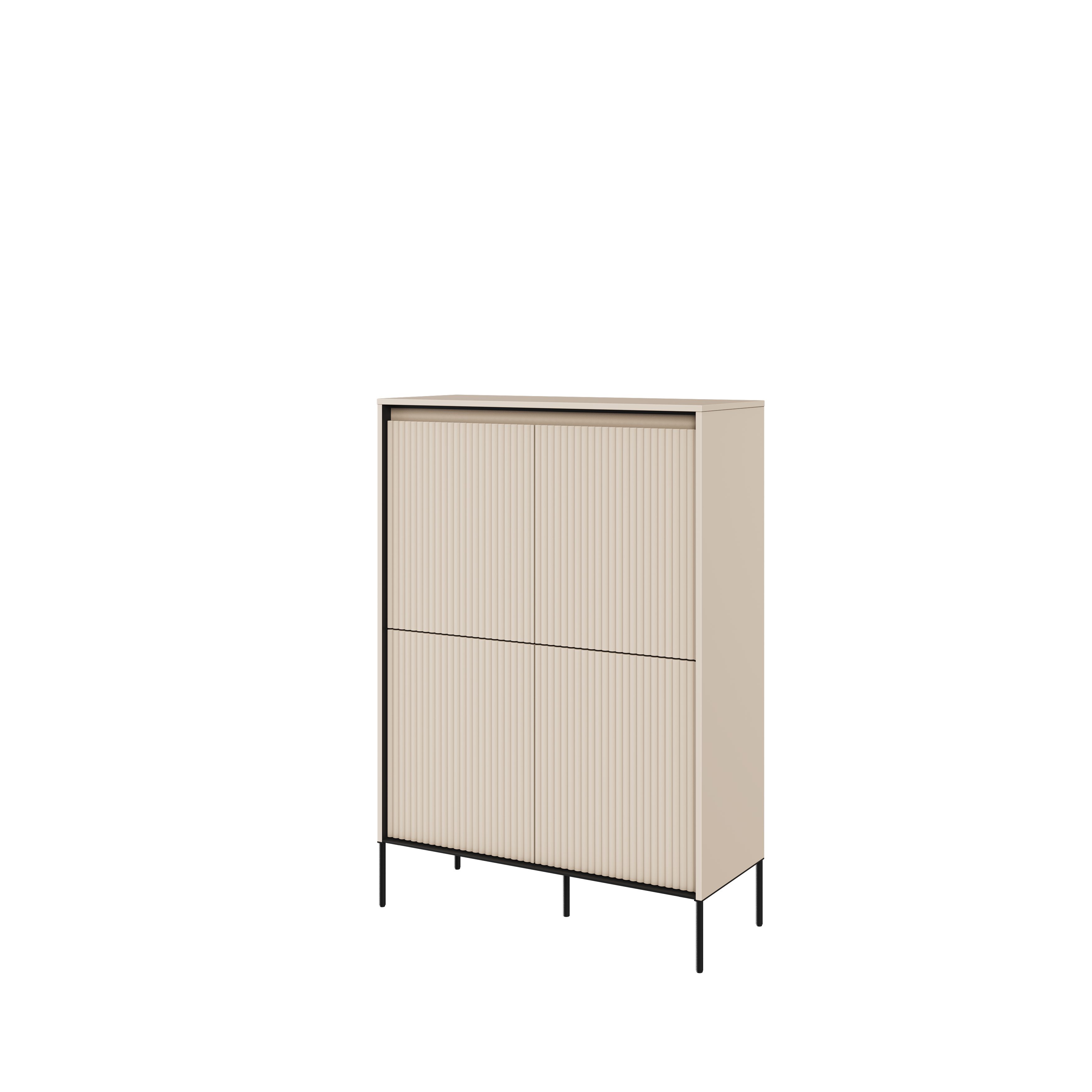 yourhouse24 Highboard TREND TR-03 mit dekorative Fräsungen und Soft-Close-Funktion