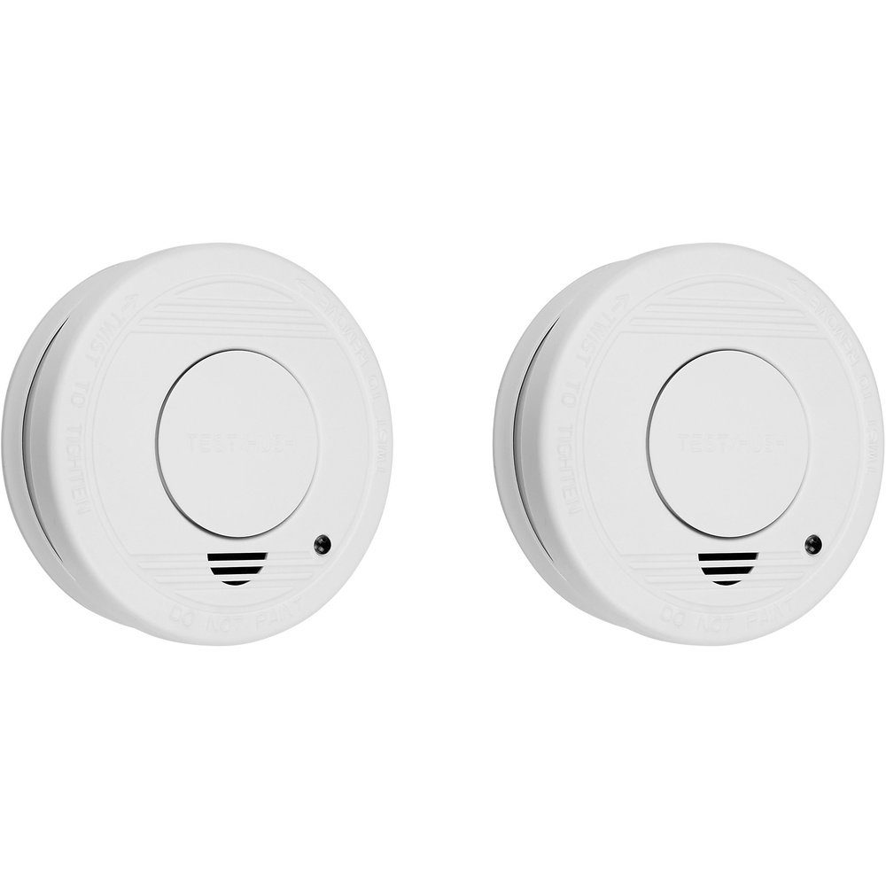 smartwares Smartwares Rauchwarnmelder 2er Set batteriebetrieben (x H) 100 mm Rauchmelder