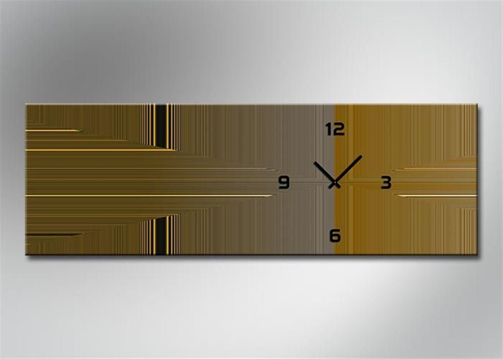 Designer dixtime 4mm Wanduhr, aus Wanduhr 4237 Dixtime Wanduhren, Bürouhr Digitaldruck-Optik Moderne Alu-Dibond) (Einzigartige