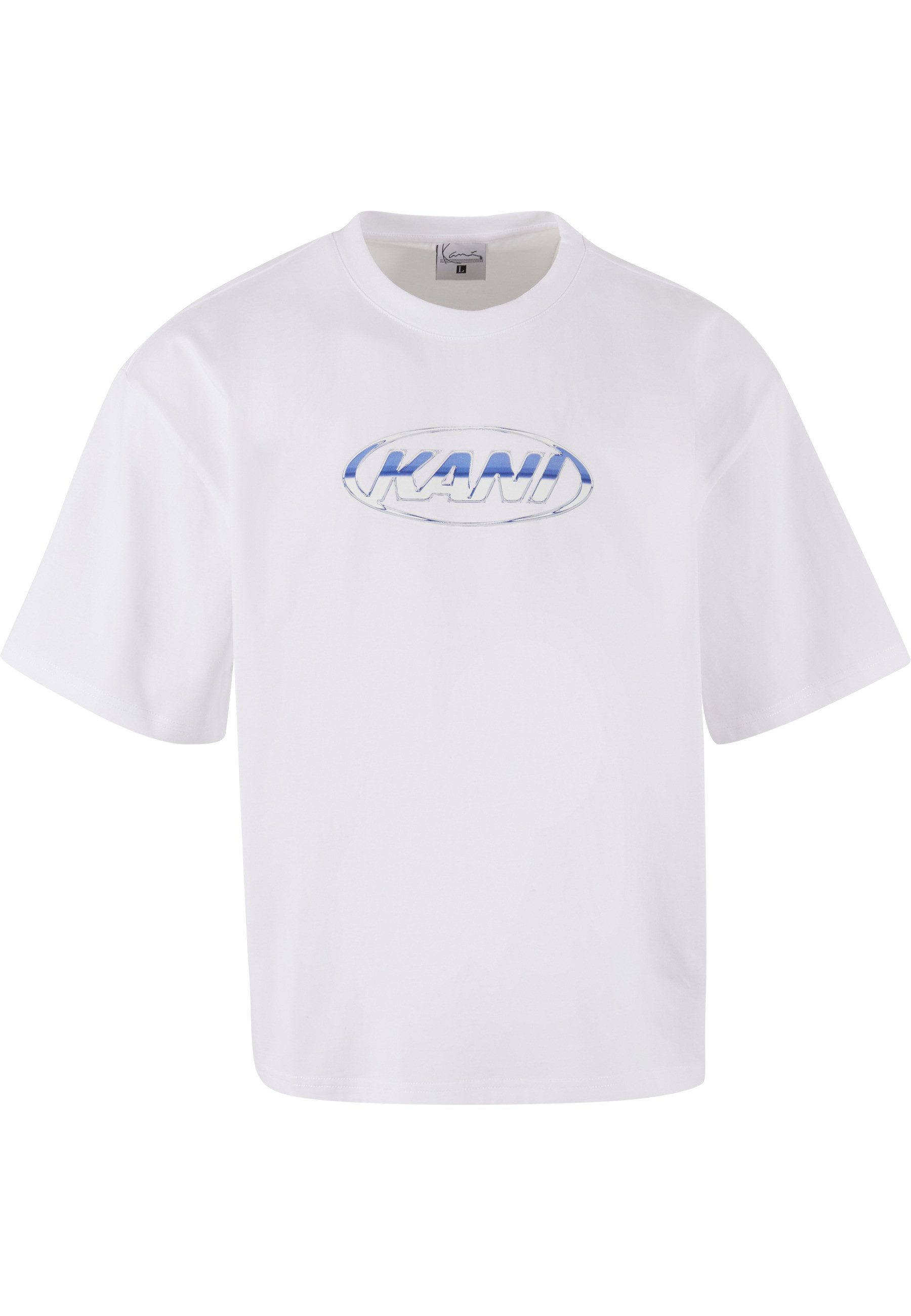 Karl Kani T-Shirt Karl Kani Woven Signature Chrome LOGo Crop Tee (1-tlg)