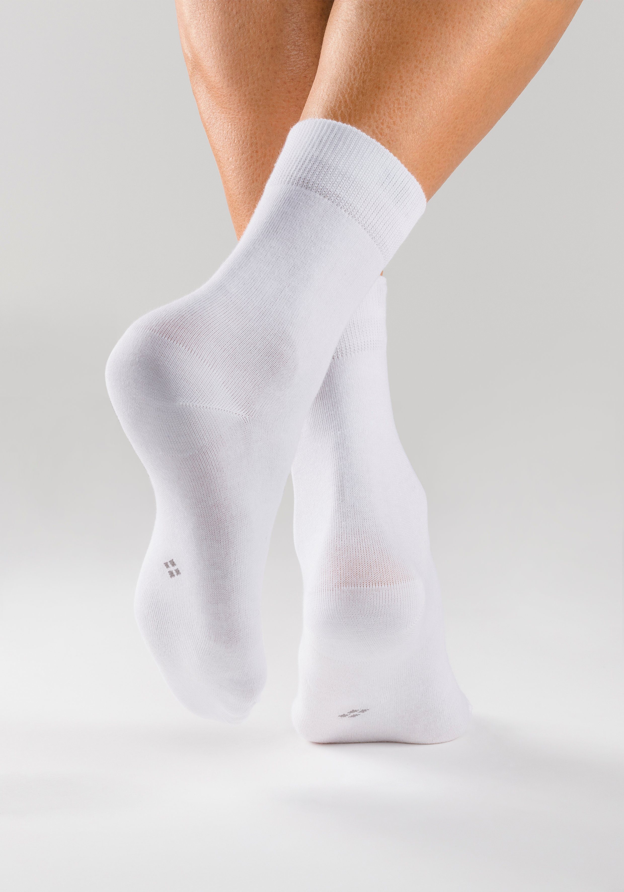 H.I.S Basicsocken (Packung, 10-Paar) mit eingestrickten Symbolen