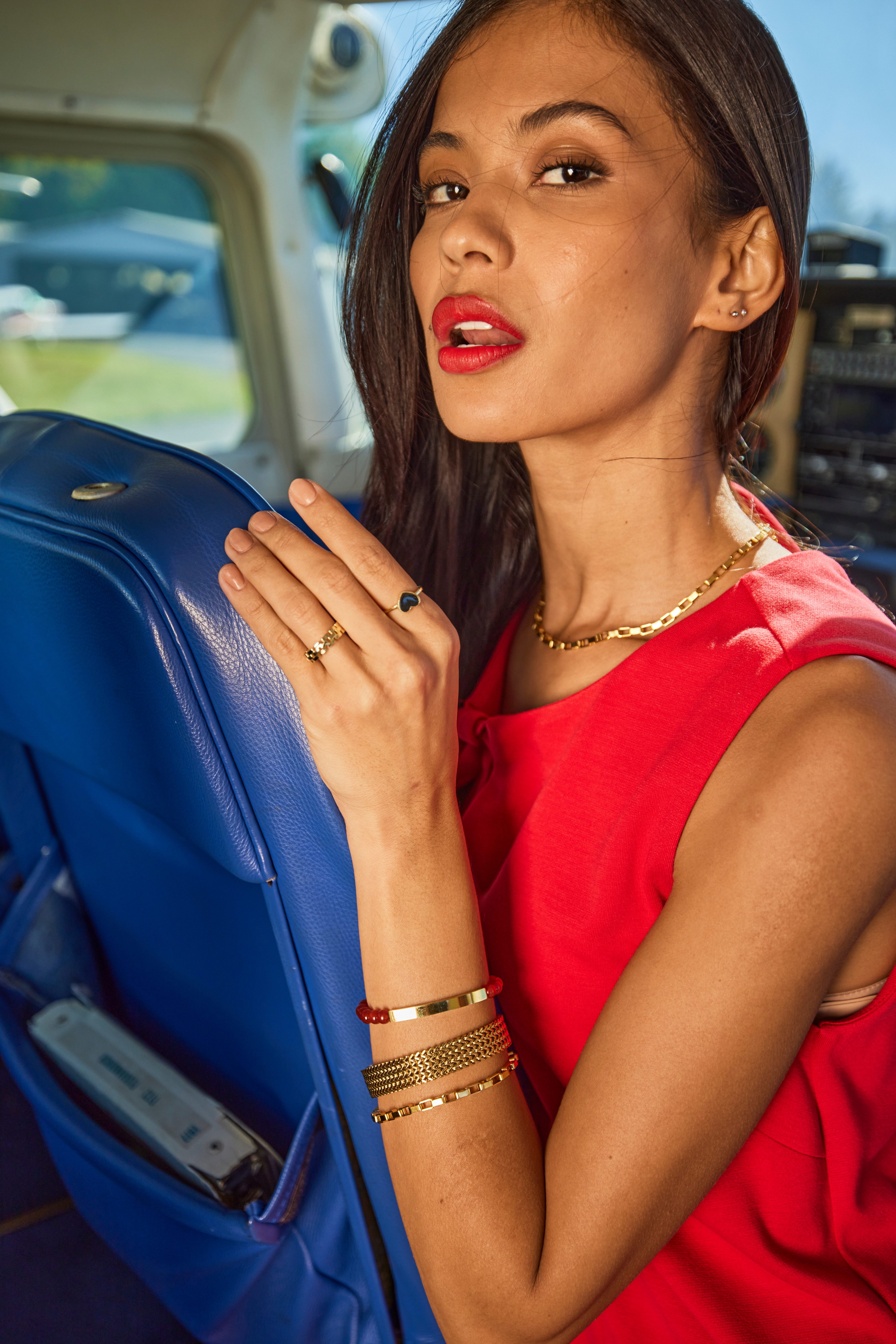 Aniston JEWELRY & WATCHES Edelstahlarmband Schmuck Geschenk Meshkettenglied günstig online kaufen