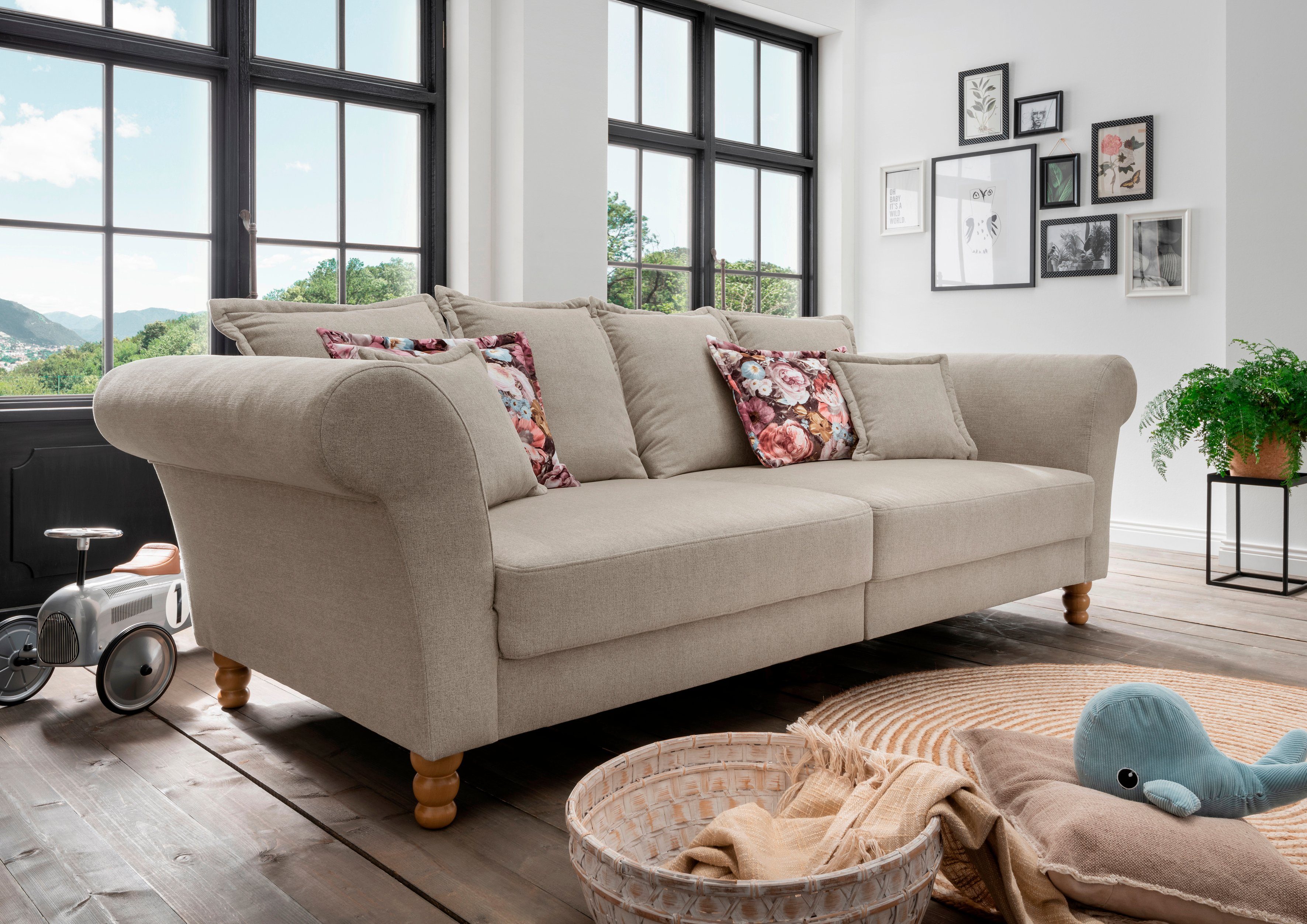 Home affaire Big-Sofa Tassilo Mega Sofa günstig online kaufen