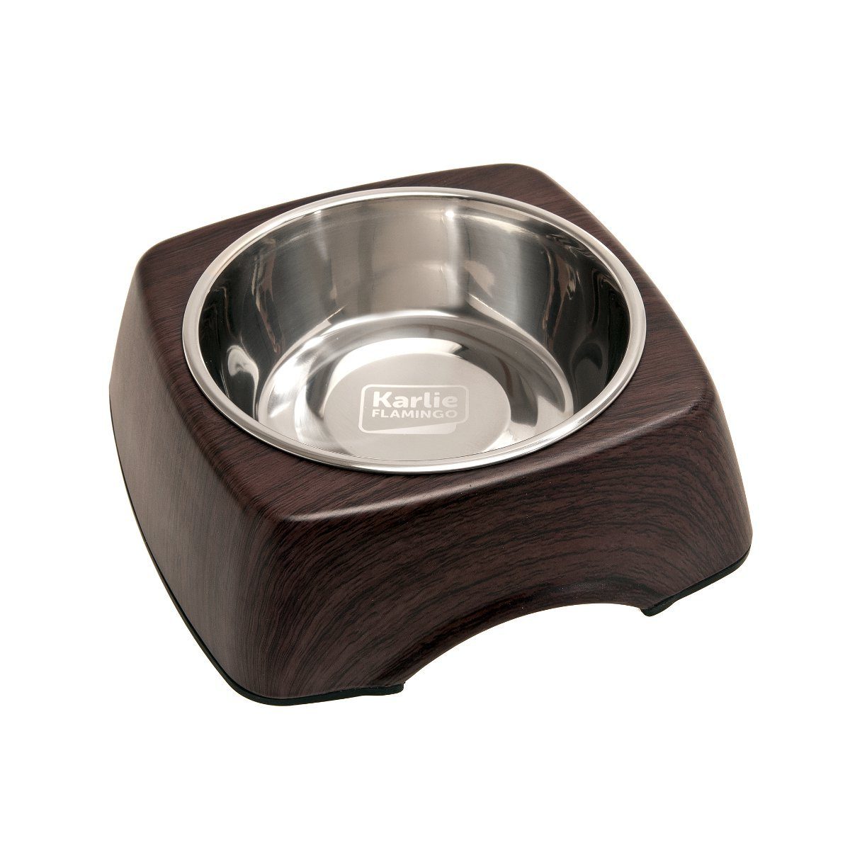 Karlie Futternapf Futternapf KULHO WOOD, Wenge - 350 ml