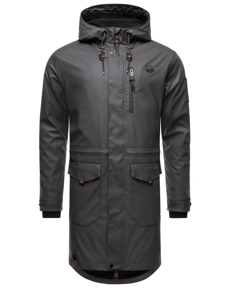 Stone Harbour Regenmantel Verdaan Wasserdichter Regenparka mit Fleece-Innenfutter