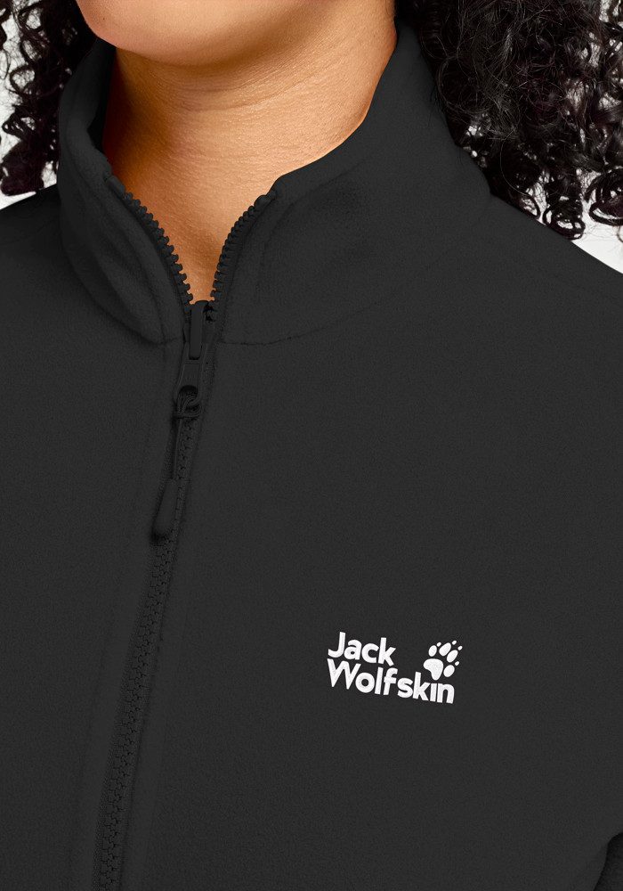 Jack Wolfskin Fleecejacke TAUNUS 100 FZ W Winddicht, atmungsaktiv, Übergangsjacke