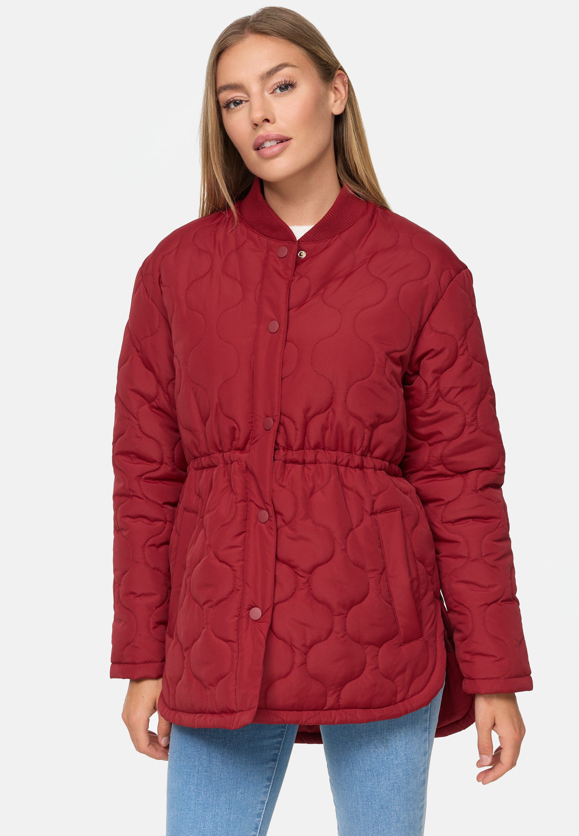 Threadbare Outdoorjacke THB Juliet Quilted Jacket (1-St) mit Knöpfen