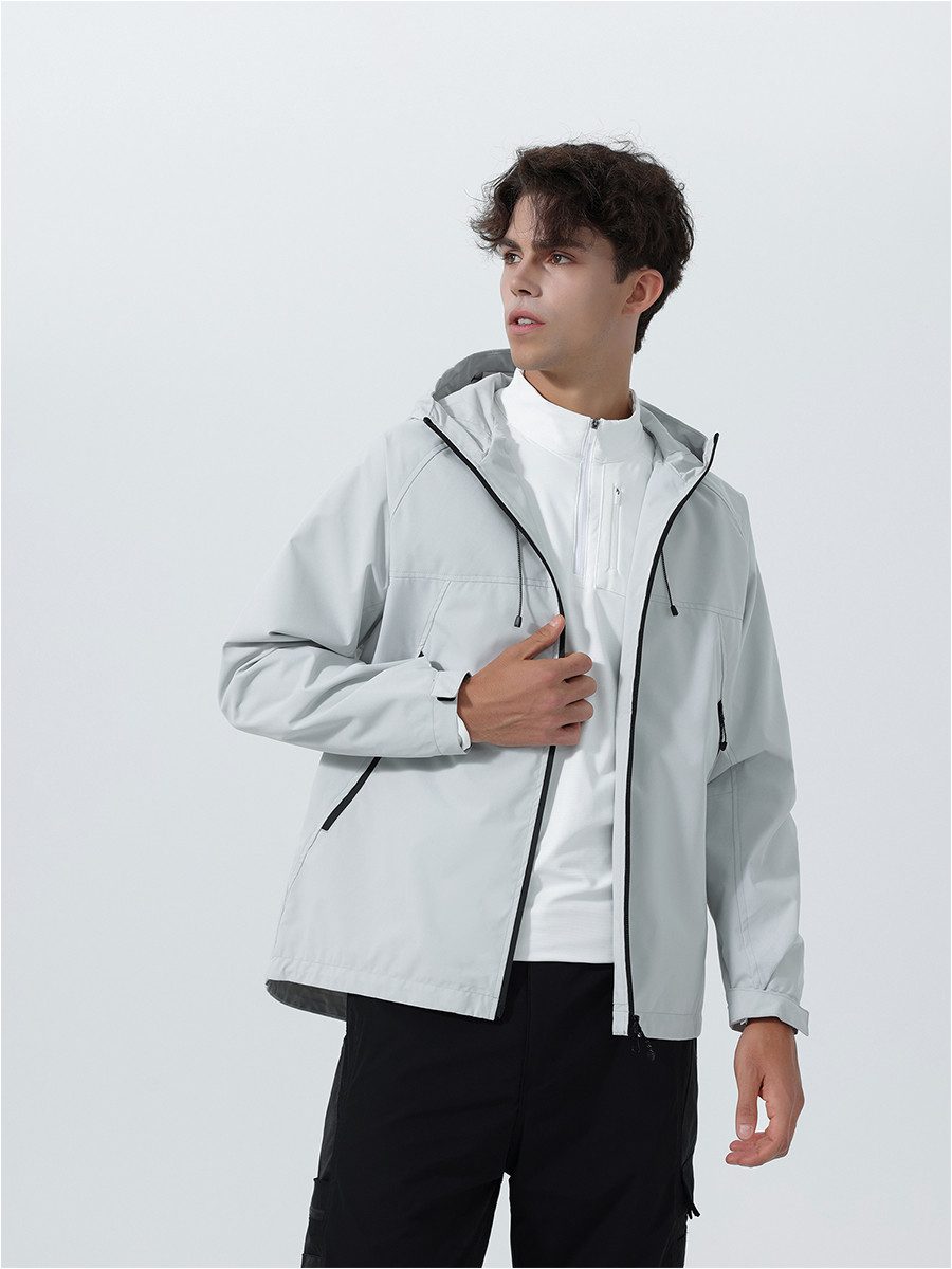 YOUTHUP Funktionsjacke Herren Freizeit-Outdoorjacke mit Kapuze günstig online kaufen